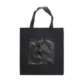 TOTE-BAG - Sac de course pliable en pochette noir - chambre à air de vélo